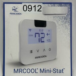 MRCOOL MTSK02 Mini-Stat Thermostat Bluetooth Wireless Digital 1 Heat/1 Cool